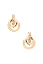 view 1 of 2 Willow Mini Hoop Earrings in Gold