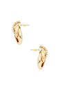 view 2 of 2 Willow Mini Hoop Earrings in Gold