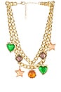 view 1 of 2 Charm Chunky Necklace in Gold