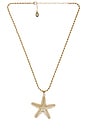 view 1 of 3 Starfish Pendant Necklace in Gold