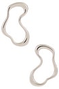 view 1 of 2 Wavy Earring in Silver