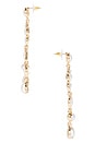 view 2 of 2 X Revolve Chandelier Earring in Gold