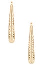 view 2 of 3 Collins Hoop Earrings in Gold