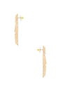 view 2 of 2 Aqua Starfish Stud Earrings in Gold