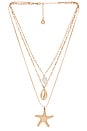 view 1 of 2 Cove Layered Charm Necklace in Gold