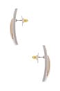 view 2 of 2 Sloane Stud Earrings in Two Tone