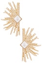 view 1 of 2 Golden Hour Statement Earrings in Gold