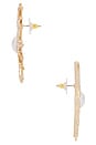 view 2 of 2 Golden Hour Statement Earrings in Gold