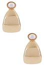 view 3 of 3 Campbell Drop Earrings in Gold