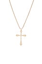 view 2 of 2 Eternal Cross Pendant Necklace in Gold