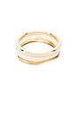 view 1 of 4 Corinne Bangle Set in Brown & Multi