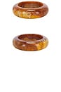 view 3 of 3 CONJUNTO DE PULSEIRAS in Brown