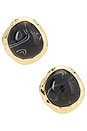 view 1 of 2 Stud Earrings in Gold
