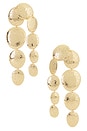 view 1 of 2 Statement Drop Earrings in Gold