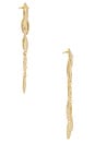 view 2 of 2 Statement Drop Earrings in Gold
