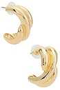 view 1 of 3 Stud Earrings in Gold