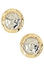 view 1 of 2 Stud Earrings in Two Tone