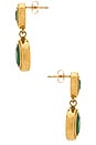 view 2 of 2 Ace Drop Earring in Green