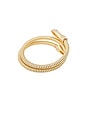 view 2 of 2 Snake Coil Wrap in Gold