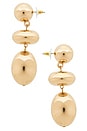 view 2 of 2 Droplet Earrings in Gold