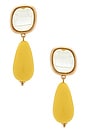 view 1 of 2 Lemon Drop Earrings in Yellow