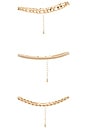 view 3 of 5 Sorrento Anklets in Gold