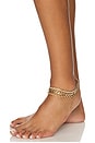 view 5 of 5 Sorrento Anklets in Gold