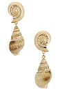 view 1 of 2 Siren Drop Earrings in Gold