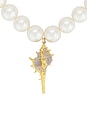 view 2 of 3 Siren Pearl Necklace in Cream Pearl & Shell
