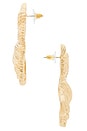 view 2 of 2 CLOUS D'OREILLES THE DUNE in Gold