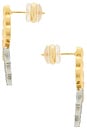 view 2 of 2 Glow Getter Earring in Gold & Silver