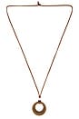 view 1 of 3 Cleo Cord Necklace in Brown