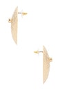 view 2 of 2 PENDIENTES DE TACHUELA SOLEIL in Gold