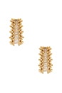 view 3 of 3 PENDIENTES DE ARO STATIC in Gold