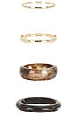 view 5 of 6 BRAZALETE MIRA in Brown