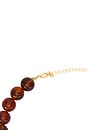 view 3 of 3 Beaded Necklace in Brown