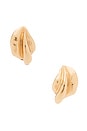 view 1 of 2 CLOUS D'OREILLES SYLVIE in Gold