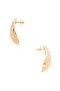 view 2 of 2 CLOUS D'OREILLES SYLVIE in Gold