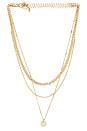 view 1 of 3 Layered Necklace in Gold