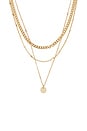 view 2 of 3 Layered Necklace in Gold