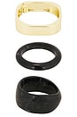 view 2 of 3 Bangle Bracelet Set in Black