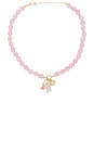 view 1 of 3 SAUTOIR PENDENTIF BEADED in Pink