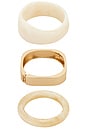 view 6 of 6 Bangle Bracelet Set in Ivory