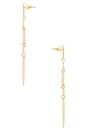 view 2 of 2 BOUCLES D'OREILLES PENDANTES TIERED in Gold