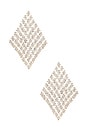 view 1 of 3 Pave Earring in Silver