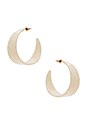 view 2 of 2 Summer Hoop Earring in White