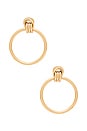 view 1 of 2 PENDIENTES HINDSIGHT in Gold