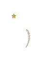 view 1 of 2 BOUCLES D'OREILLES SHOOTING STAR in Gold