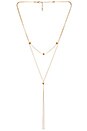 view 2 of 2 Rebel Lariat Necklace in Gold
