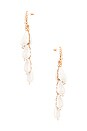 view 2 of 3 BOUCLES D'OREILLES PENDENTIFS WEEKEND in Gold & Ivory
